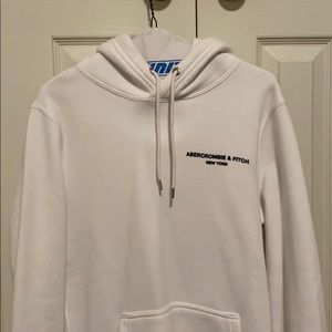 White Abercrombie hoodie